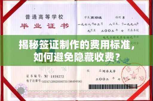 桐乡揭秘签证制作的费用标准，如何避免隐藏收费？
