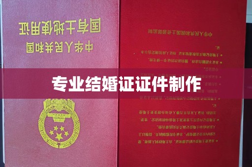 桐乡专业结婚证证件制作