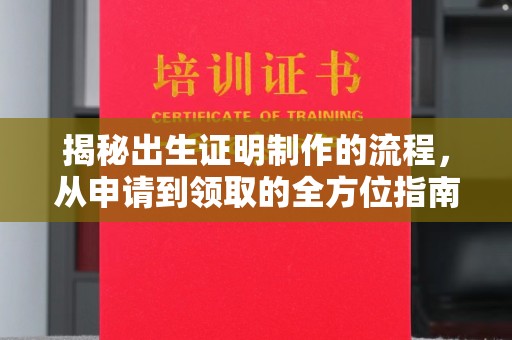 桐乡揭秘出生证明制作的流程，从申请到领取的全方位指南