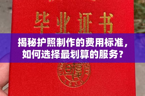 桐乡揭秘护照制作的费用标准，如何选择最划算的服务？