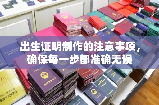 桐乡出生证明制作的注意事项，确保每一步都准确无误