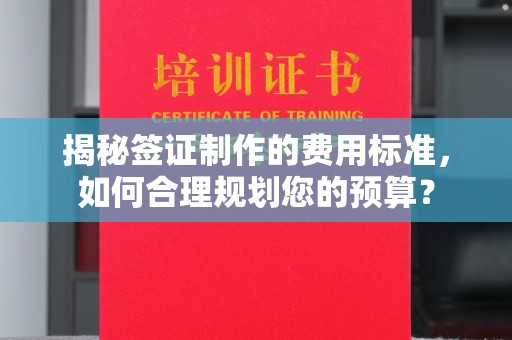 桐乡揭秘签证制作的费用标准，如何合理规划您的预算？