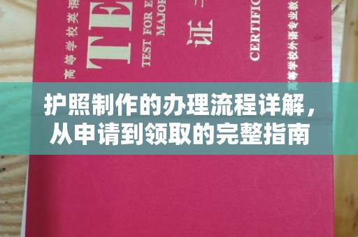 桐乡护照制作的办理流程详解，从申请到领取的完整指南